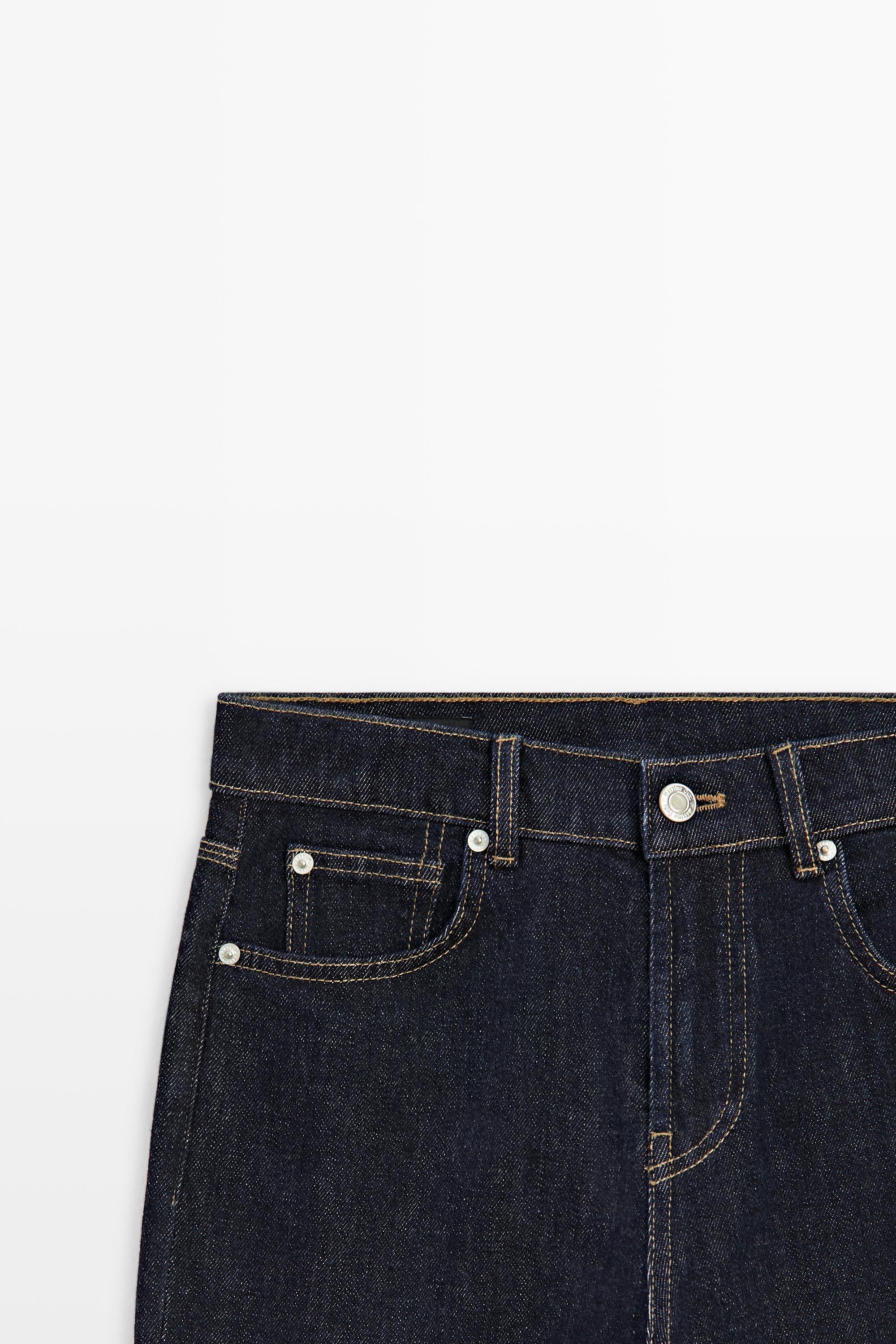 Jean straight taille moyenne